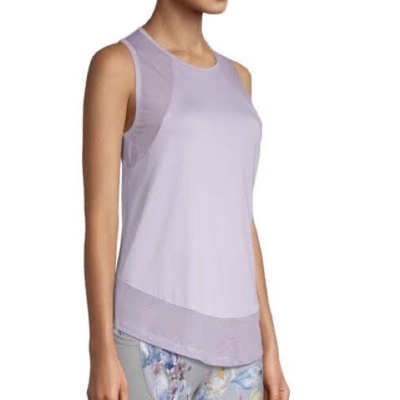 Athletic Mesh Tank Top, Lavender - Picture 1 of 7